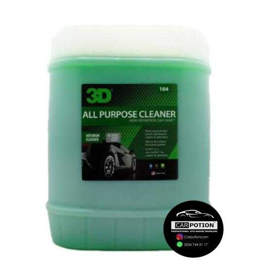 3D All Purpose Cleaner Genel Temizleyici 1/7 Konsantre 20LT