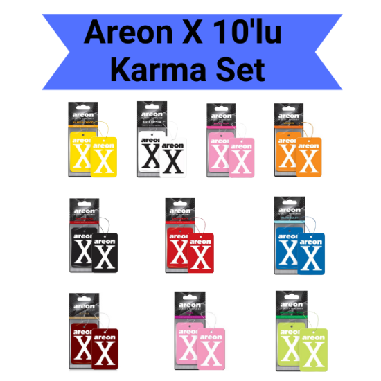 AREON X SÜPER 10’LU KARMA SET II (10 FARKLI KOKU)