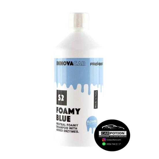 Innovacar S2 Foamy Blue Mavi Renkli Köpük Ph Nötr Oto Şampuanı 1lt